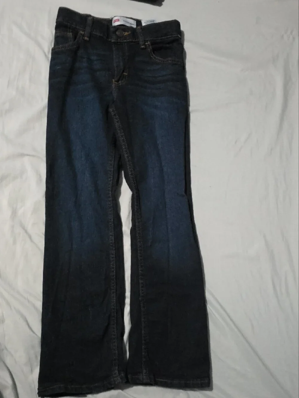 5 Pack Mixed Kids Jeans Pack - Blue/Black  Khaki Denim 10slim